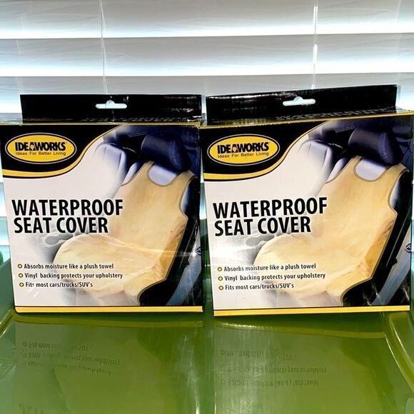 🔥set of 2 Ideaworks Waterproof Seat Cover New - Picture 1 of 5